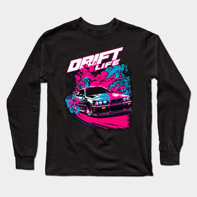 Drift Life Long Sleeve T-Shirt by Wrap Shop
